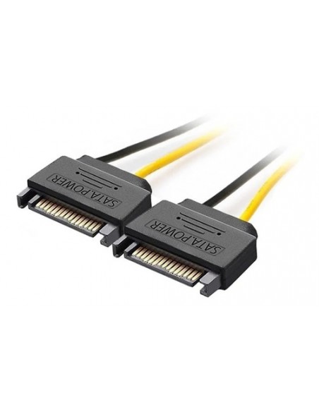 650941-MLA48687311898_122021,Adaptador Cable De Dos Sata Macho A 6 Pines Pcie 