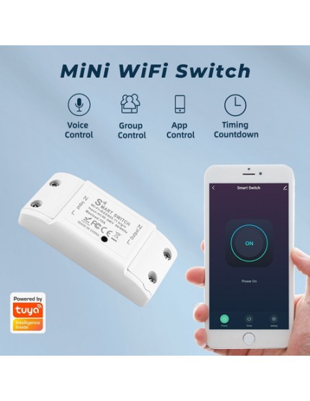 882823-MLA49154425405_022022,Interruptor Inteligente Wifi 10a Smart Home Domotica