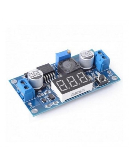 998145-MLA31021063277_062019,Fuente Dc-dc Lm2596 Voltimetro Display Step Down Pcb