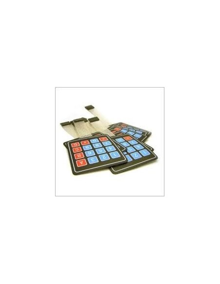 17368-MLA20136438640_072014,Teclado Matricial De Membrana Keyboard 4x4