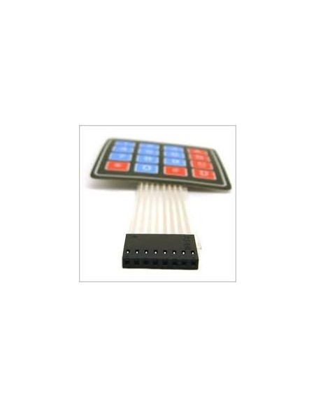 17380-MLA20136439114_072014,Teclado Matricial De Membrana Keyboard 4x4