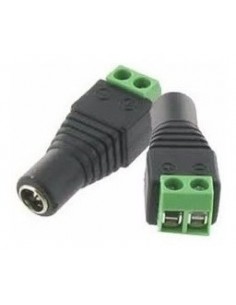 754644-MLA31048134294_062019,Conector Ficha Plug Cctv Hembra Cámara Seguridad Dc X4 2