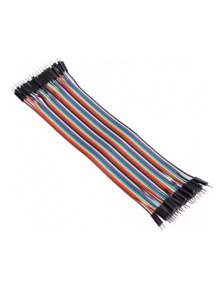 804673-MLA31024096365_062019,Pack 40 Cables Macho Macho 30cm Dupont 
