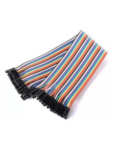 805990-MLA31024107142_062019,Pack 40 Cables Hembra Hembra 30cm Dupont 