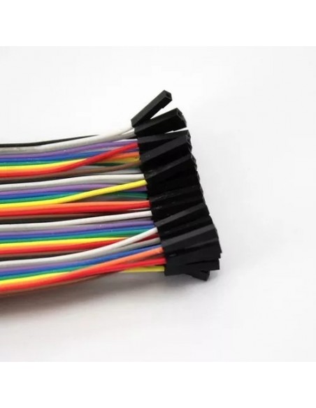 794683-MLA29406719531_022019,Pack 40 Cables Hembra Hembra 30cm Dupont 