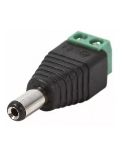 673786-MLA40341143535_012020,Conector Ficha Plug Cctv Macho  Dc Bornera X 3 Unidades 