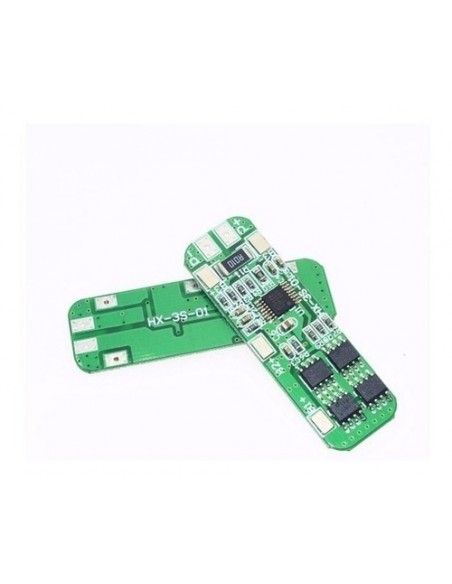 862777-MLA48981756472_012022,Modulo Placa Protección Cargador 3 Celdas 18650 10a