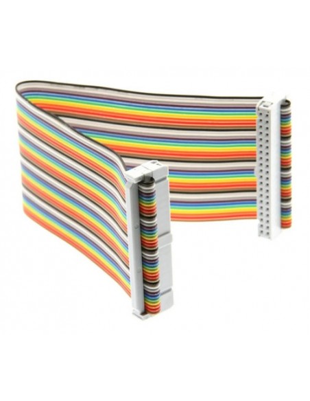 689936-MLA42737172975_072020,Cable Plano Generico 40 Pin Gpio Colores Raspberry
