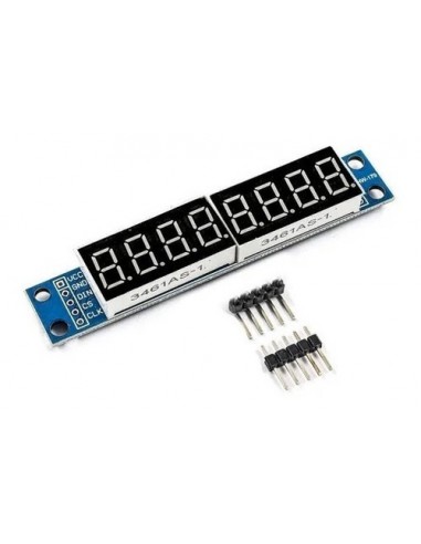 977615-MLA47796157626_102021,Modulo Display 8 Digitos 7 Segmentos 0.36  Max7219