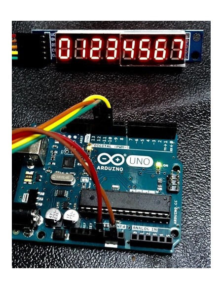 778163-MLA47796142734_102021,Modulo Display 8 Digitos 7 Segmentos 0.36  Max7219
