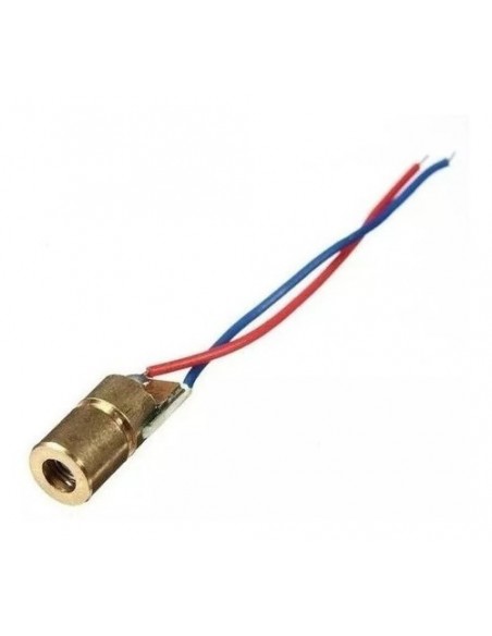 670072-MLA40567832196_012020,Led Diodo Laser 5mw Rojo Con Lente Y Cables X 5