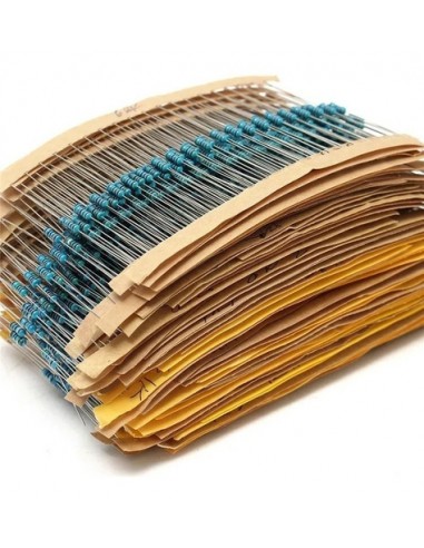 883657-MLA31352553914_072019,Pack De Resistencias 5% Metal 4,7 K Ohm X 50 Unid. 