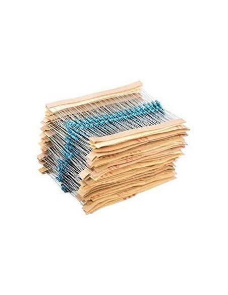 960130-MLA31352554393_072019,Pack De Resistencias 5% Metal 6,8 K Ohm X 50 Unid. 