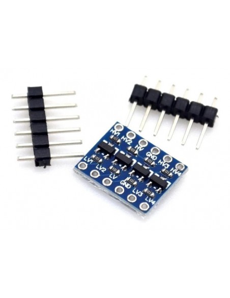 826590-MLA47900209779_102021,Adaptador Conversor Nivel Lógico 3.3v-5v 4 Canales I2c 