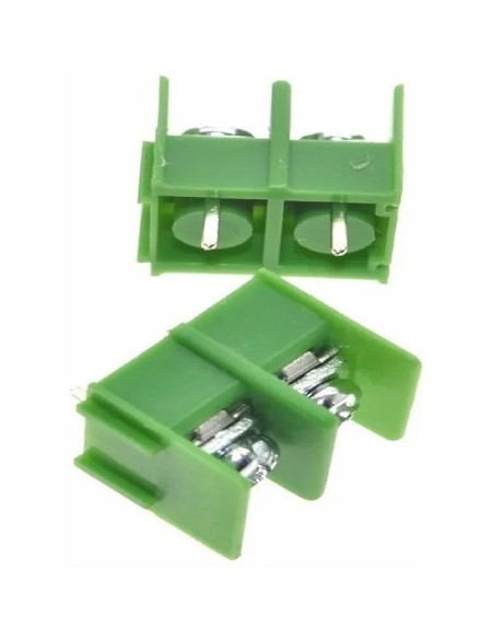 671675-MLA44438848908_122020,5 X Bornera Kf7.62-2p 7.62mm 2 Contactos 20a 300v 
