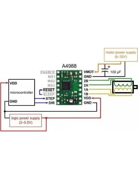 742629-MLA29877225431_042019,A4988 Pololu Para Impresora 3d - Ramps 