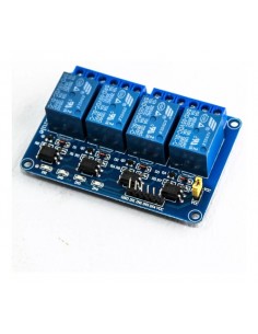 794905-MLA32956890209_112019,Modulo 4 Reles Optoacoplados 5v Con Bornera 250v 10a 2