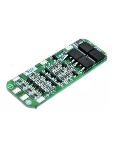 984104-MLA47901113470_102021,Modulo Proteccion - 3 Bat Li-ion 18650 Bms 3 Celdas 20at