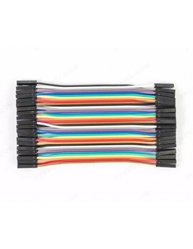 987168-MLA31115806729_062019,Pack 40 Cables Hembra Hembra 10cm Dupont